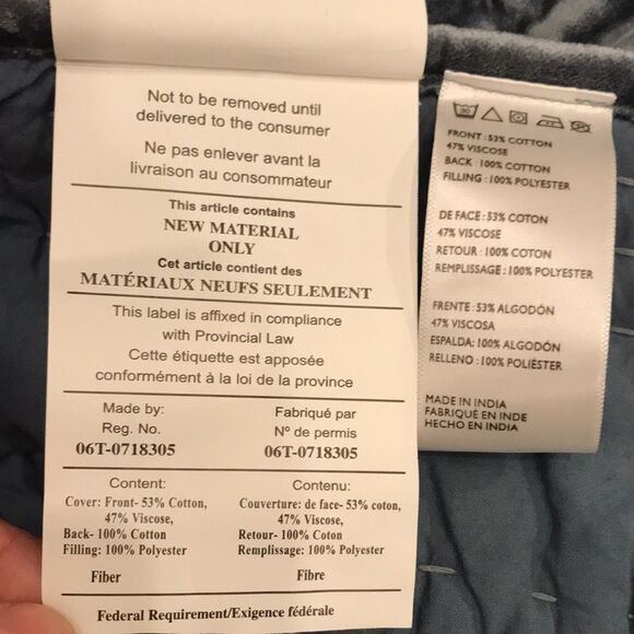 Anthropologie Lustered Velvet Alastair Twin Quilt - Picture 10 of 13